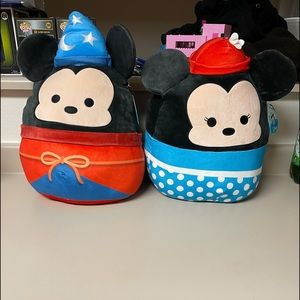 Disney squishmallow bundle! Mickey and Minnie 14”